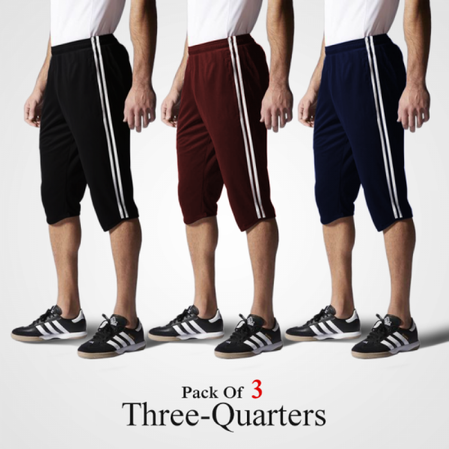 Pack of 3 Three Quarters